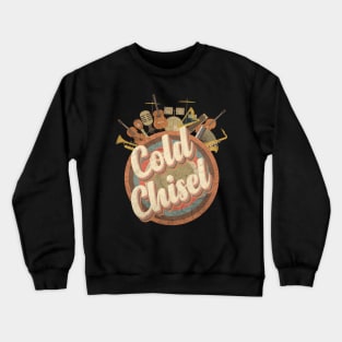 Music Tour Vintage Retro // Cold Chisel Crewneck Sweatshirt